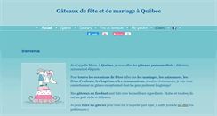 Desktop Screenshot of gateauxquebec.com